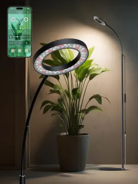 Gc010 Glowrium Grow Lights For Indoor Plants Full Spectrum 20w Aluminum Floor Plant Light W