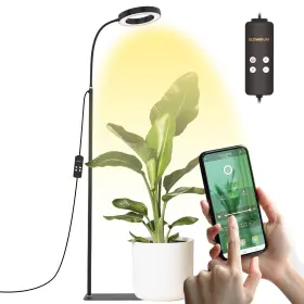 Gc010002 Glowrium Grow Lights For Indoor Plants Full Spectrum 20w Aluminum Floor Plan