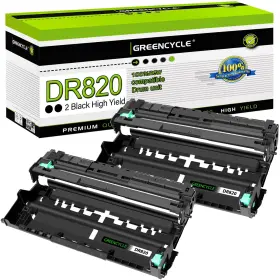 Hl-l5200dw Greencycle B09x9y8n1s Dr820 Drum Unit 2-pack Compatible For Brother Hl-l6200dw