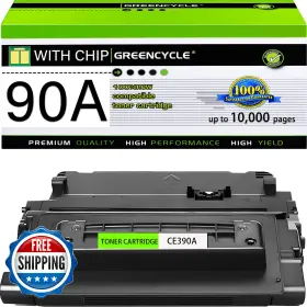 B0btbsr86r Greencycle 90a Black Toner Cartridge Replacement For Hp Laserjet M601 M602 M603