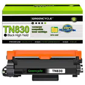 B0dpwvhdj1 Greencycle Tn830 Tn-830 Black Toner Cartridge For Brother Printers