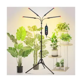 Grocruiser 657381360874 4-head Tripod Stand Grow Lights For Tall House Plants Seed Start Inch .. Fast Ship