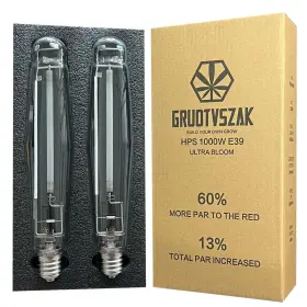 Hps1000wse-2p Gruotvszak Hps 1000 Watt Grow Light Bulb E39 60% Increases On Red Spectrum 1950 Mol 13