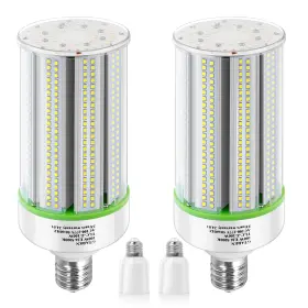 Gtaren 688209670486 2-pack 50w Corn Led Light Bulb E26/e39 Base 120-277v 5000k Replaces Hid/hp