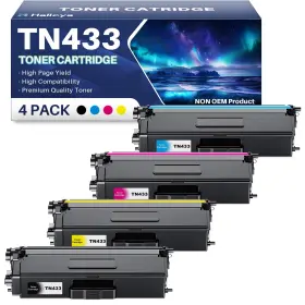 B0dth84js5 Halloya Compatible Toner Cartridge Replacement For Tn433 Tn-433 Tn431 Cart