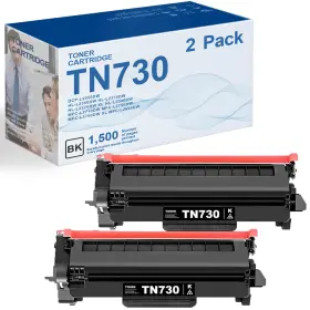 B0cqqv1wsr Higcor Tn730 Toner Cartridge Replacement For Brother Tn-730 Black 2-pack