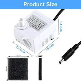 200623 Horthero Aero-garden Pump With 20 Filters Ultra Quiet Hydroponics Growing #3