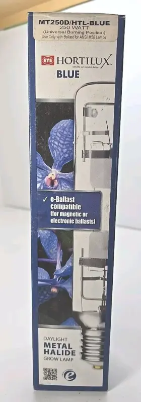Mt250d Hortilux 639125577991 Daylight Metal Halide Grow Lamp Mt250d/htl-blue