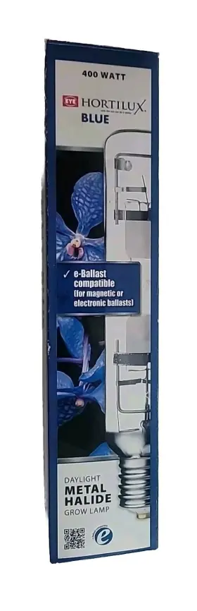 400w Hortilux 639125578165 Metal Halide Blue Daylight Grow Lamp Bulb Original Box Free Ship