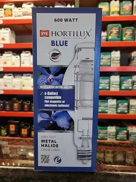 Lu600b Hortilux Grow Bulb - Blue 600 Watt Daylight Metal Halide Lamp Vegetative