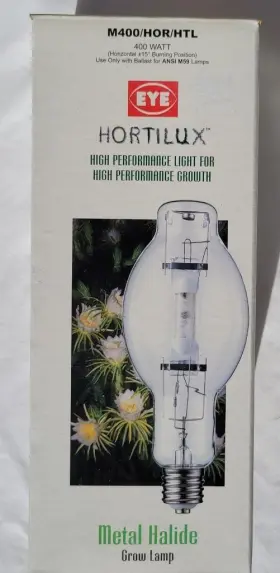 400w Hortilux M400/hor/htl Eye Metal Halide Grow Light Lamp New