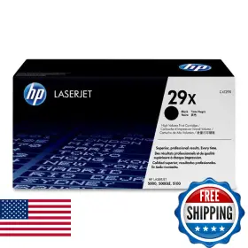 Hp B00004tf45 C4129x 29x Laserjet 5000 5100 Toner Cartridge Black Retail Packaging