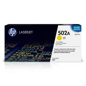 Hp B000bmvm6i Original 502a Yellow Toner Cartridge Works Color Laserjet 3600 Series Q6472a