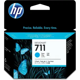 B0098nyflu Hp 711 Cyan 29-ml 3-pack Genuine Ink Cartridges Cz134a For Designjet T530 T52