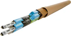 Hydrofarm 691044448035 6400k Bulbs 4-pack Flt5464 4-feet 54-watt T5 Agrobrite Fluorescent 4