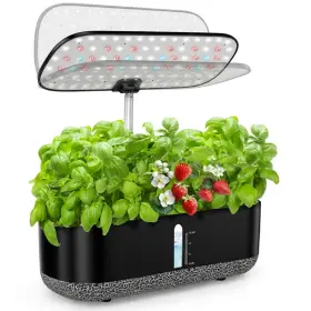 Sp01 Hypoace Hydroponics Growing System With Led Grow Light 14 Pods Indoor Herb Garden Fu