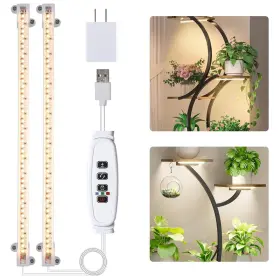 Hywyimlait 751713959870 Led Grow Light Strips For Indoor Plants Full Spectrum 3500k 96 Leds Plant Li