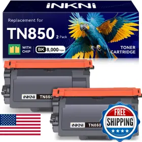 Inkni B0fgcv21y3 Compatible Tn850 Toner Cartridge Replacement For Brother Tn820 High