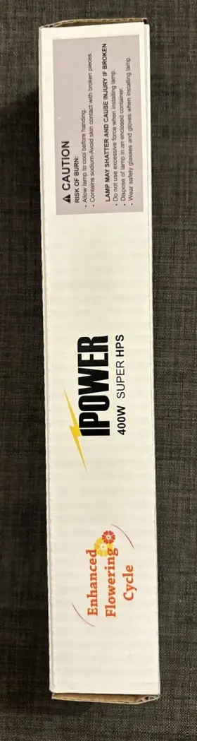 Ipower 610395731221 One 400 Watt Metal Halide Enhanced Flowering Grow Light Bulb 55 000lm #2