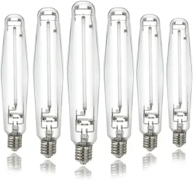 Ipower 810000178759 6-pack Hydroponic 1000 Watt Pressure Sodium Hps Grow Light Bulb Lamp