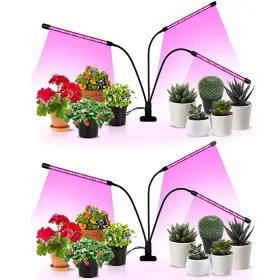 Ipower 840166232804 2 Pack Led Grow Lights With Full Spectrum Plant Growing Lamp For Indoor