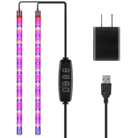 Ipower 840166250808 Led Plant Grow Light Strips Full Spectrum With 3 Timing Modes For Hydroponics