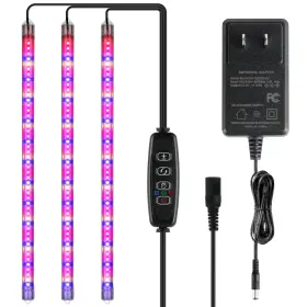 Ipower 840166250839 40w Led Plant Grow Light Strips Full Spectrum For Indoor Plants 3 Tubes Mix