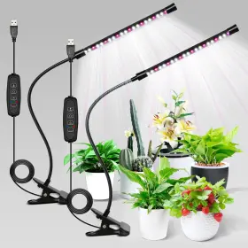 Ipower 840166268100 2 Pack Led Grow Light With Full Spectrum 3 Modes&10 Dimmable Levels
