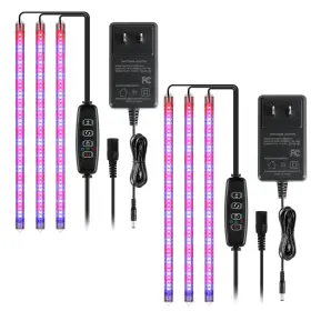 Ipower 840166269923 2pack 40w Led Grow Lights With Full Spectrum Plant Growing Light Strips Red&blue