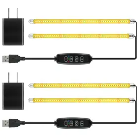 Ipower 840166269930 2 Pack 20w Led Plant Grow Light Strips Full Spectrum For Indoor Plants Tubes