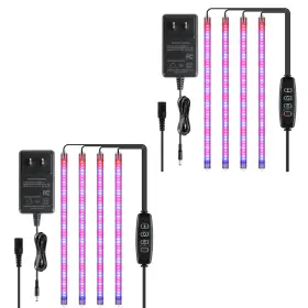 Ipower 840166272541 2pack 60w Led Grow Lights With Full Spectrum Plant Growing Light Strips Red&blue