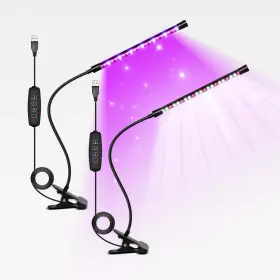 Ipower 840166292914 Full Spectrum Led Grow Light For Indoor Plant Clip Growing Lamp Red&blue White