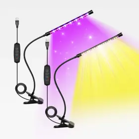 Ipower 840166292921 Full Spectrum Led Grow Light For Indoor Plant Clip Growing Lamp Red&blue Yellow