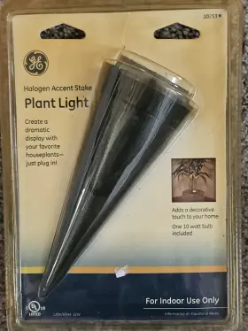 Jasco 043180102539 Ge Accent Stake Plant Light 10 Watt Plug In Indoor Use Only - 2009 New