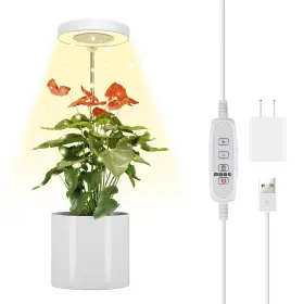 4000k-gl Juhefa Grow Light For Indoor Plants Growing 4000k White Full Spectrum Halo P