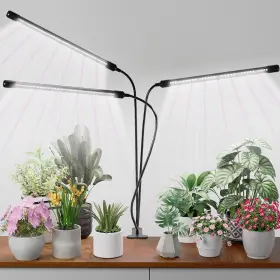 6000k-w-001 Juhefa Super Bright Plant Grow Light Clip-on 6000k Full Spectrum Goosenec... Fast Ship