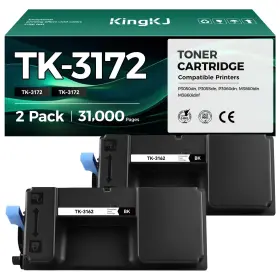 B0f9f1x775 Kingkj Tk-3172 Tk3172 Toner Cartridges 2-pack High Capacity With Chip Replacement For K