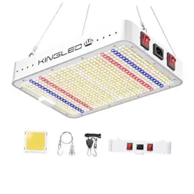 King1000 Kingled 745950001270 2024 Kp1000 Led Grow Lights With Yield Leds 2x2ft Coverage