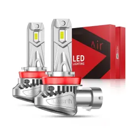 Yx11 Lasfit Beam H11 Bulbs 30000lm 800% Brightness 2025 Upgrade Super Bright 6000k Cool White