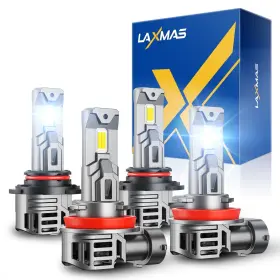 Laxmas 8658lhb655aus 9005 H11 Led Bulbs 64000lm 6500k Cool White Hb3 H8/h9/h11 Lights