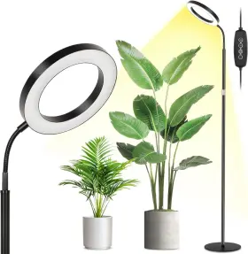 241217 Lbw Grow Lights For Indoor Plants With Stand Full Spectrum Floor Plant Light