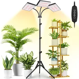 A0109 Lbw 2024 Grow Lights For Indoor Plants With Stand 642 Leds Full Spectrum Sta