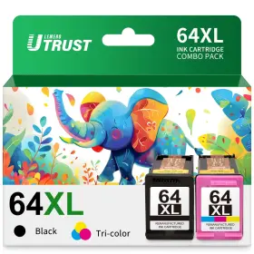 B0dcvyj3jr Lemero Utrust 64xl Ink Cartridges For Hp Envy Photo 7855 7155 6255 Tango Printer