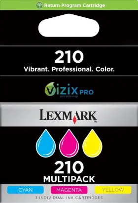 B005unex9q Lexmark 14l0268 Cartridge No. 200 3 Ink Multipack - Genuine Print