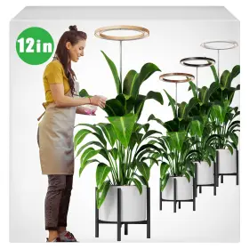 12-plwg Little Joke 12 Inch Grow Lights For Large Indoor Plants Full Spectrum Tall Plant