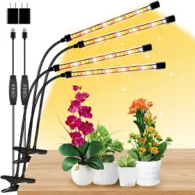 Lpmzmbl 724087674434 Full Spectrum Grow Light For Indoor Plants Dual Heads Lights ... Fast Ship