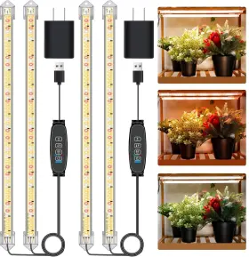 Mh-ygt-2 Lpmzmbl 2 Grow Lights For Indoor Plants 16 Inch Full Spectrum Plant Light S... Fast Ship