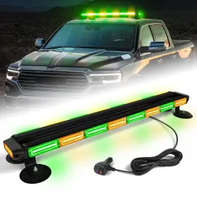 B0cx8g17s1 Lrter 34 Inch 166 Led Emergency Rooftop Strobe Light Bar Flashing Safety Traffic