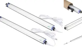 Lsf8181 Lumiastar Lighting Pack Fluorescent T5 18 Inch 18w Single Strip Grow 2 Count Of 1