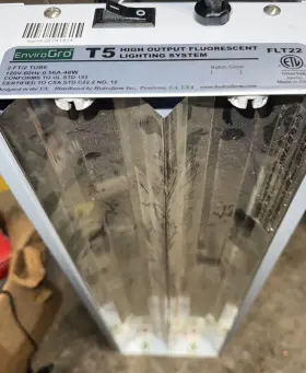 03-140-050 Lumii Envirogro T5 System - 2ft/60cm 2 Fluorescent Lamp 48w Grow Light